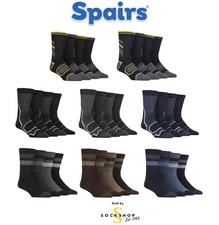 Boot Socks Mens Crew Length Thick Work Boot Socks 6-11 Spairs - 4 Pair Multipack