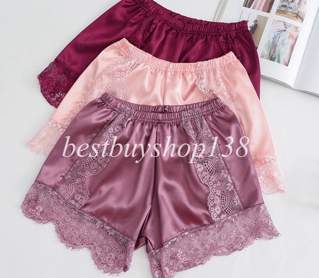 Women Anti-Static Slip Shorts Bloomers Panties Pettipants Sleepwear Lingerie
