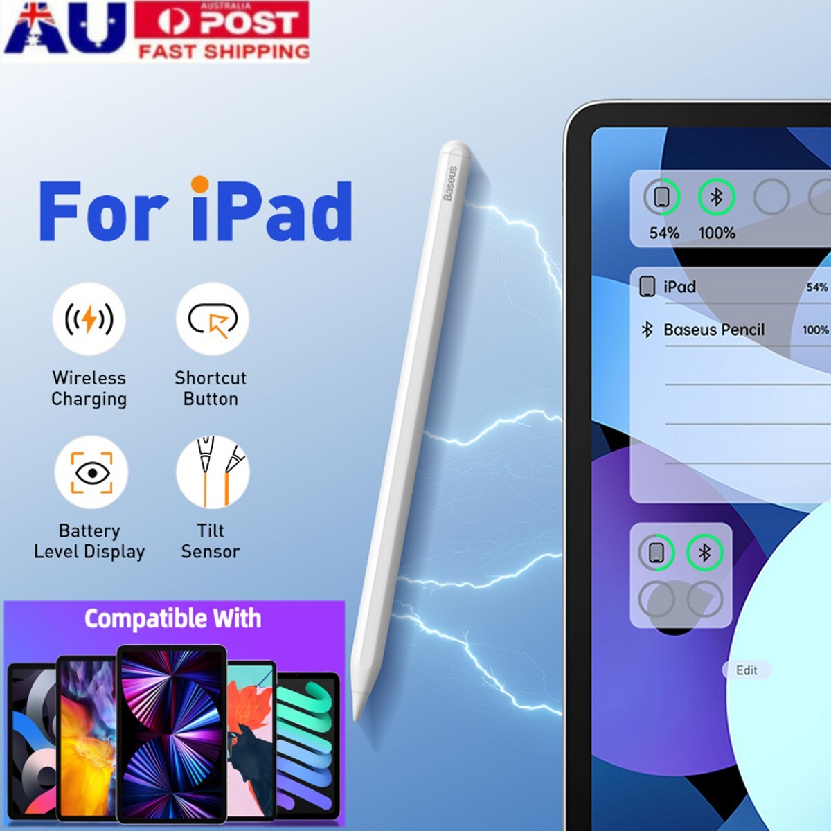 Check Battery Percentage Apple Pencil Battery Life Hours Ipad Pro