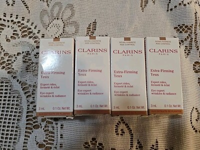 4 x Clarins Multi-Active Yeux Instant Eye Reviver -  0.1 oz /3 ml Travel Size