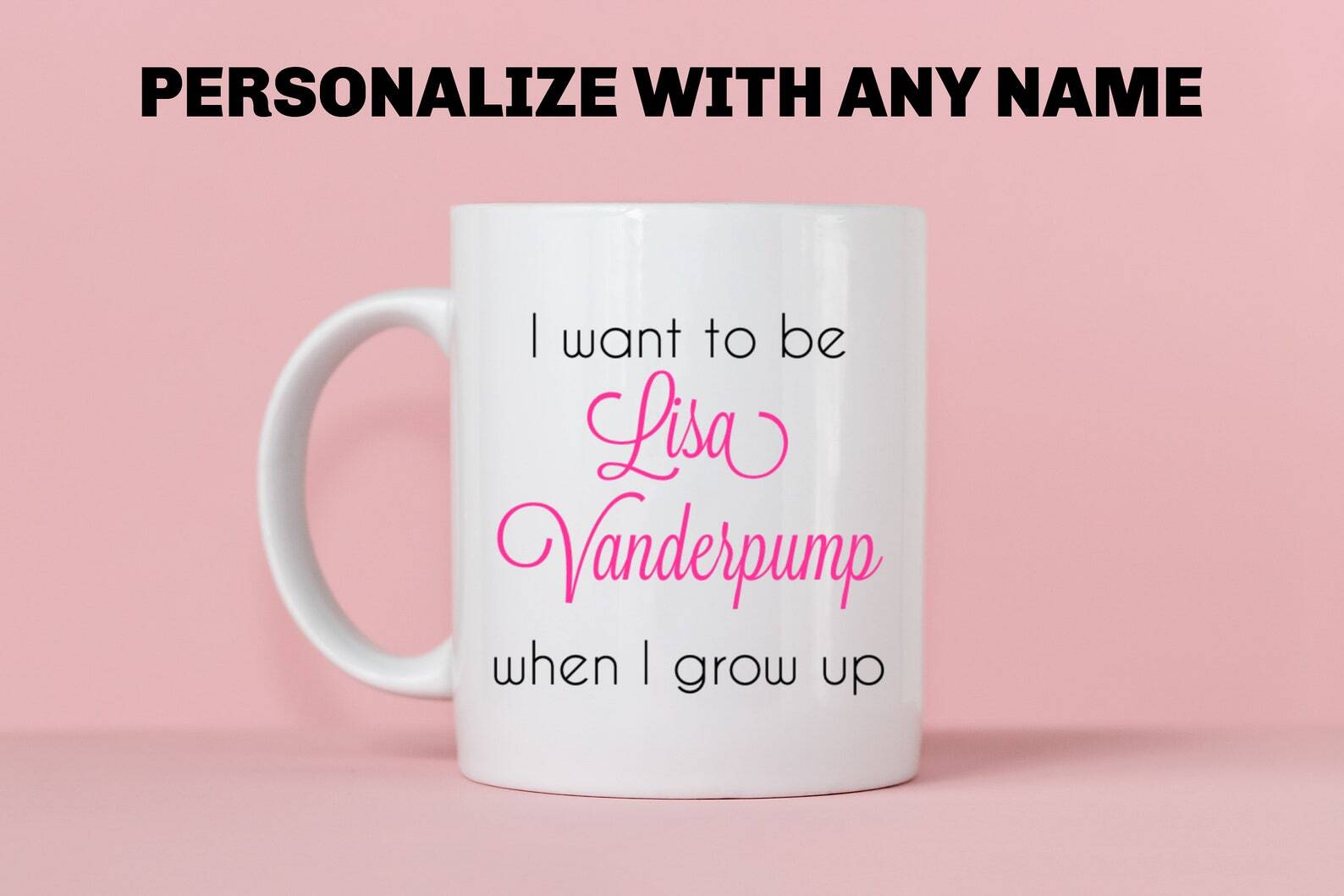 Personalized Iwant To Be Mug Choose Your Favorite Bravo Star Bravo Fan Favorite