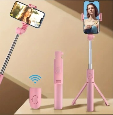 New & Improved Selfie Stick,  W/Tripod And Remote. For IPhone And Androids