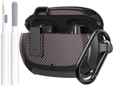 Compatible with Beats Studio Buds/Buds Case Cover 2021/2023, Black - 1