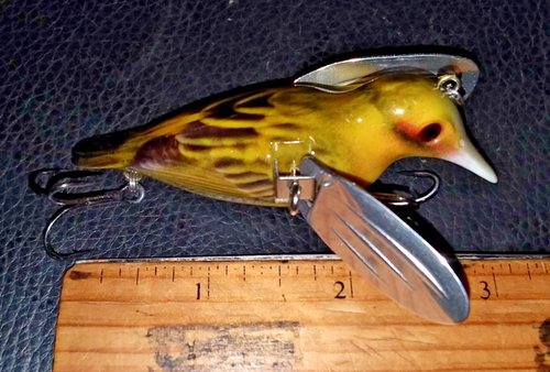 #4 Meadow Lark progettato da JACKALL by SPIDER BT esca per uccelli cingolati 3 1/8" 1/2 oz - Foto 2 di 10