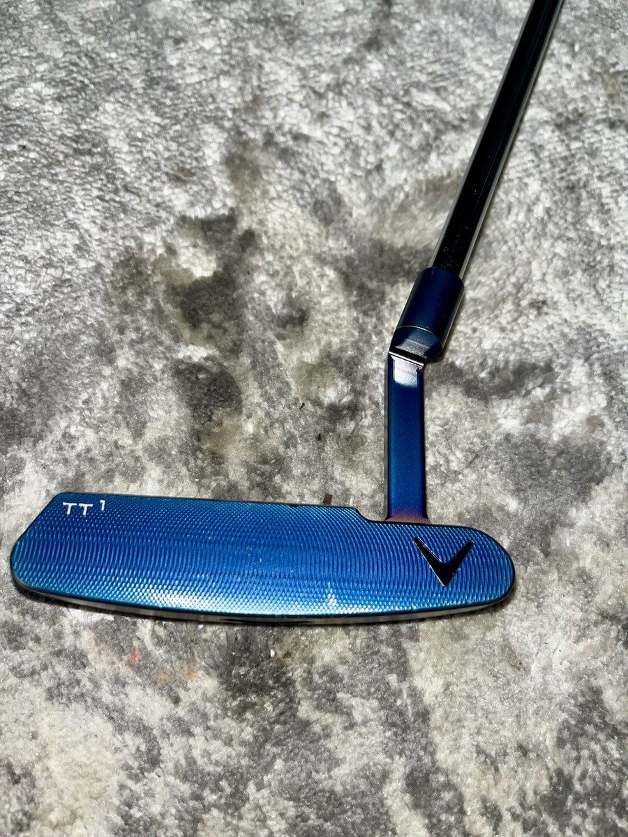 Rare RH Callaway Milled TT1 33” Tour Blue Putter W/ OG Headcover