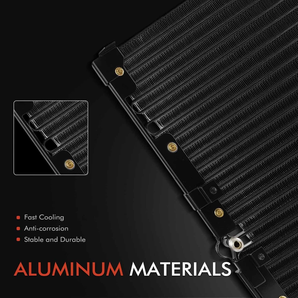 Condensador de aire acondicionado con soporte para Toyota Previa 1994 1995 1996 1997 2,4 L 8846028220 Foto 2 de 4