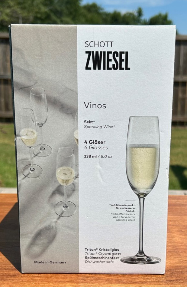 Schott Zwiesel~Sparkling Wine~Champage Glasses~Crystal~Four~NIB image 5