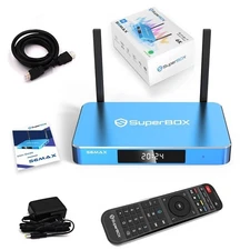 Superbox S6 max Android Smart TV Box 8k Ultra HD Voice Control System fast ship