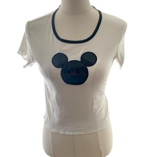 NWT Vintage 90s Disney Mickey Unlimited T-Shirt White Made in USA Medium