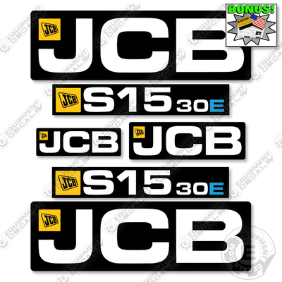 #ad Fits JCB S15 30E Decal Kit Scissor Lift 7 YEAR OUTDOOR 3M VINYL $114.95