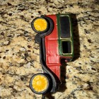 Metal Tires Cast Iron 5.5" Long Red Green Good! Shelf Model Toy — photo 5