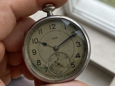 Vintage Pocket Watch Zim Mechanical Soviet USSR