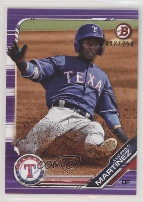 2019 Bowman Draft Purple 98/250 Julio Pablo Martinez #BD-71 0e1