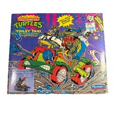 ORIGINAL SEALED 1990 Wacky Action TMNT Toilet Taxi Teenage Mutant Ninja Turtles