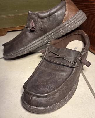 Lamo Men's Size 10 J1AXING09 Paul Waxed Chocolate Slip On Shoes