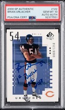 Brian Urlacher Signed Auto Autograph 2000 SP Authentic PSA 10 HOF RC 122 Bears