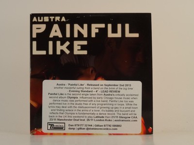 AUSTRA SCHMERZHAFT LIKE (H1) 2 Track Promo CD Single Card Sleeve DOMINO