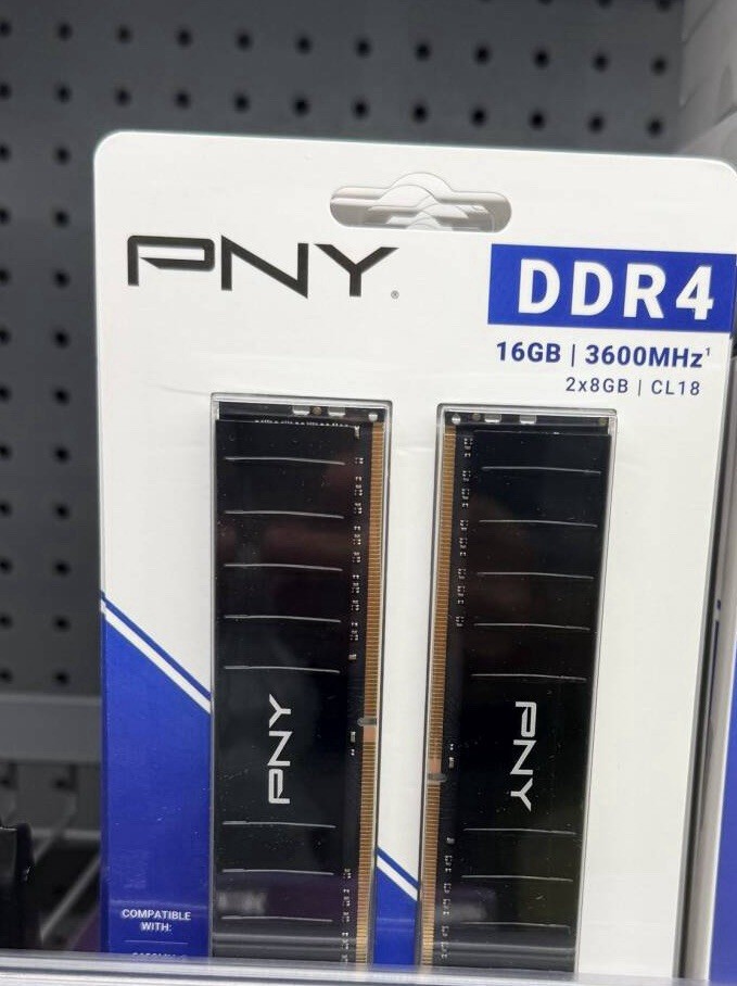 PNY 16GB (2x8GB) XLR8 Gaming DDR4 3600MHz Low Profile Desktop