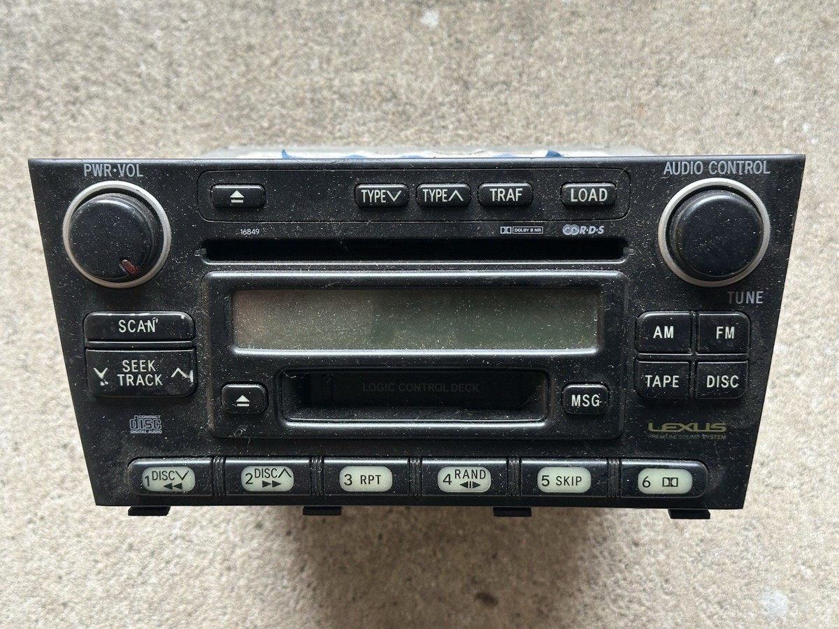 ysl 2003-2005 Lexus IS300 OEM Genuine Radio Stereo Headunit Deck 86120