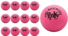 JA-RU Hi-Bounce Pinky Ball 2 Pack . Rubber Bouncy Balls for Kids. Small Pink...