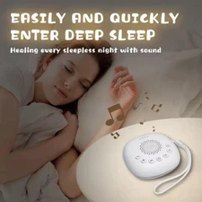 20 Sounds White Noise Machine Natural Rain Sound Therapy Sleeping Aid w/ Timer