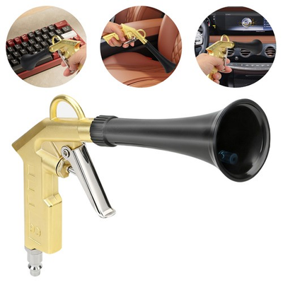 #ad High Pressure Car Interior Cleaning Gun 360° Rotating Tip 1 4quot; Nozzle Vents Gaps $12.98