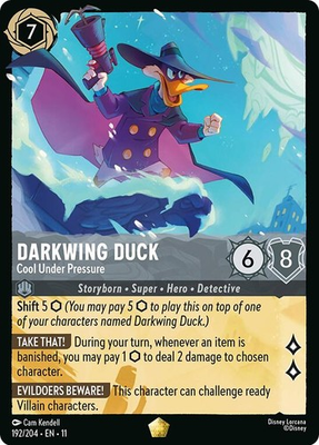 #ad Darkwing Duck Cool Under Pressure  Near Mint Lorcana $7.59