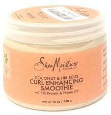 SheaMoisture Curl Enhancing Smoothie Coconut  Hibiscus 12 oz Open Box