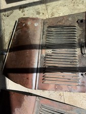 Complete 1934 Ford Hood Side Panels Pair - 25 Louver Real Steel Patina 1934 V8