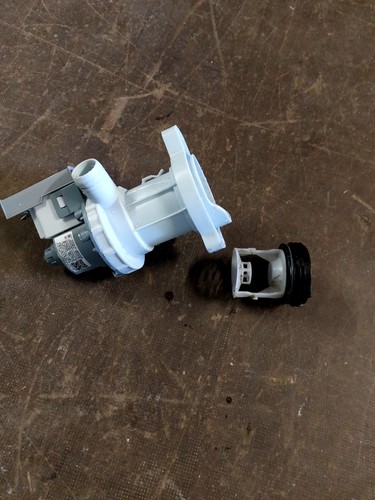 Midea / AMICA Ablaufpumpe Mit Kopf Sieb Flusensieb Laugenpumpe 1049834 Waschmasc