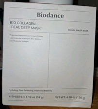 BIODANCE Bio-Collagen Real Deep Mask 1.19 oz x 4 ea. Expiration 9-2027