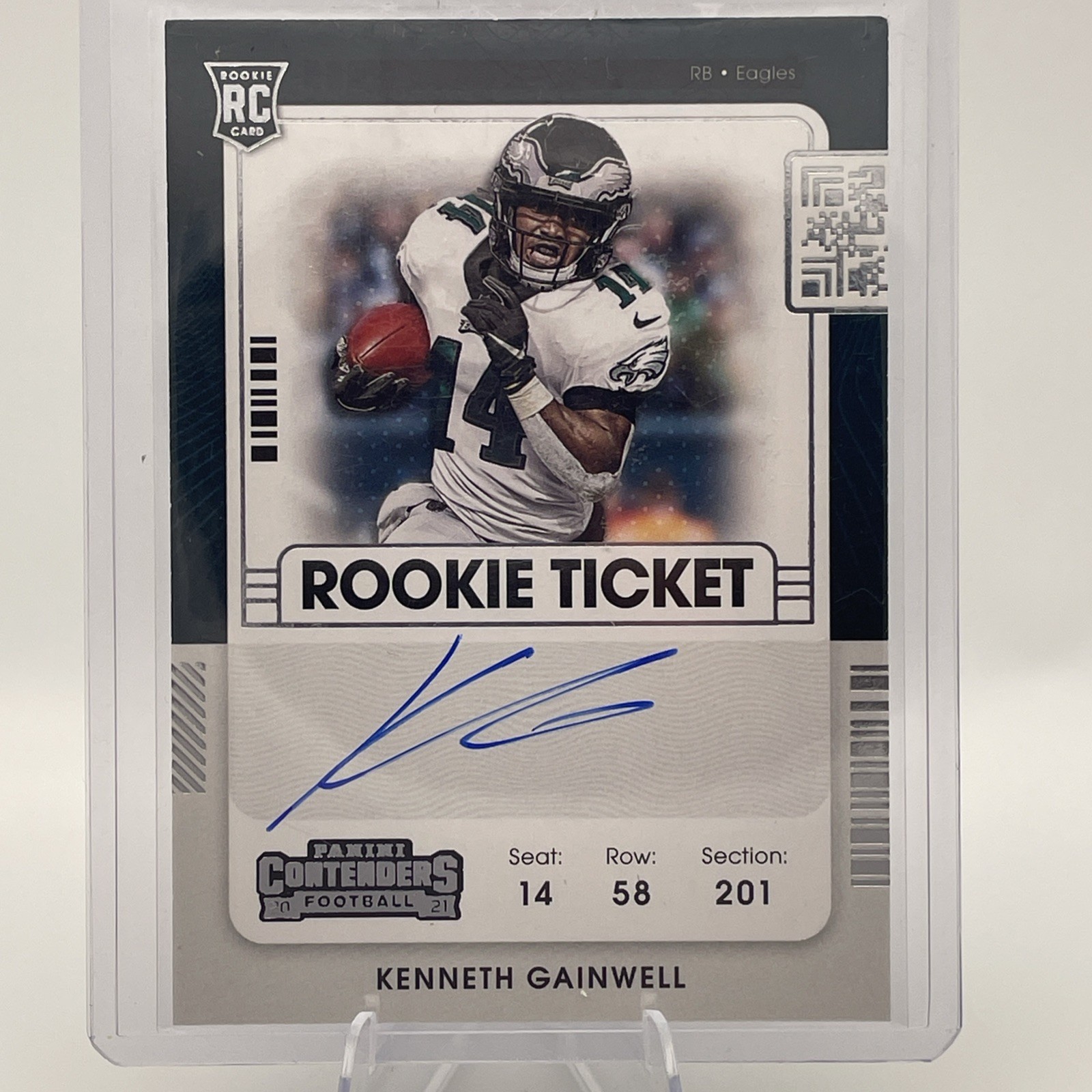 2021 Panini Contenders - Rookie Ticket RPS Kenneth Gainwell #139 (AU, RC)
