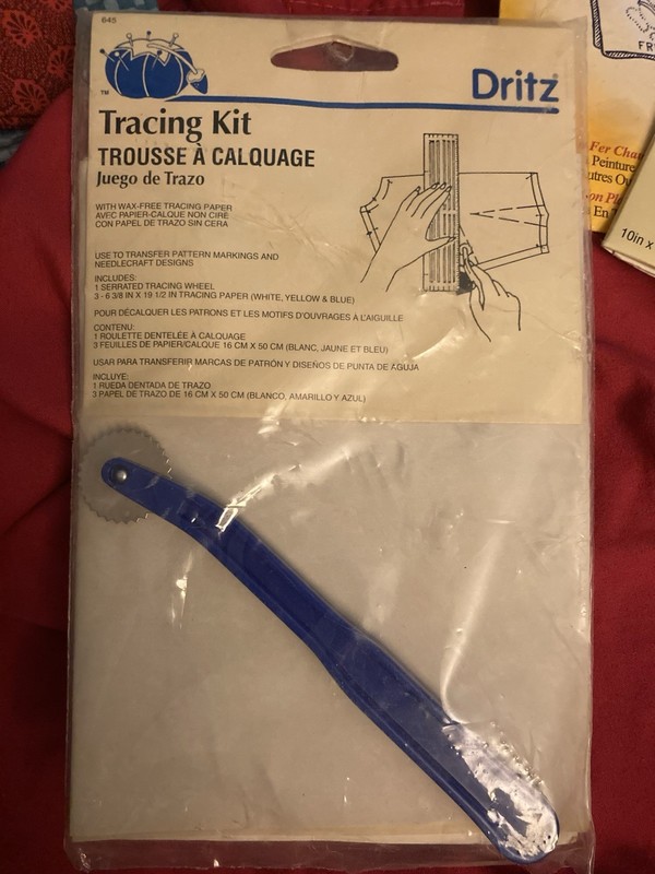Dritz Tracing Kit Wheel Seamstress Fabric Marking Tool New In Pack