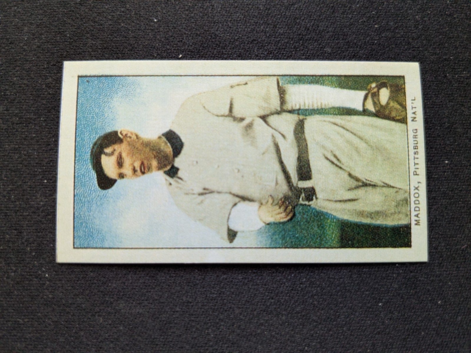 1909 Philadelphia Carmel Baseball Card # 2 Nick Maddox - Pittsburgh Pirates (NM)