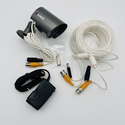 NEW Lorex MC7550 Color Metal Bullet Camera all cords included 