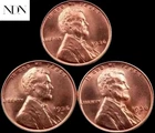 1936+1936-D+1936-S Lincoln Wheat Penny Cent Set - Gem BU Red - 3 Coin Lot