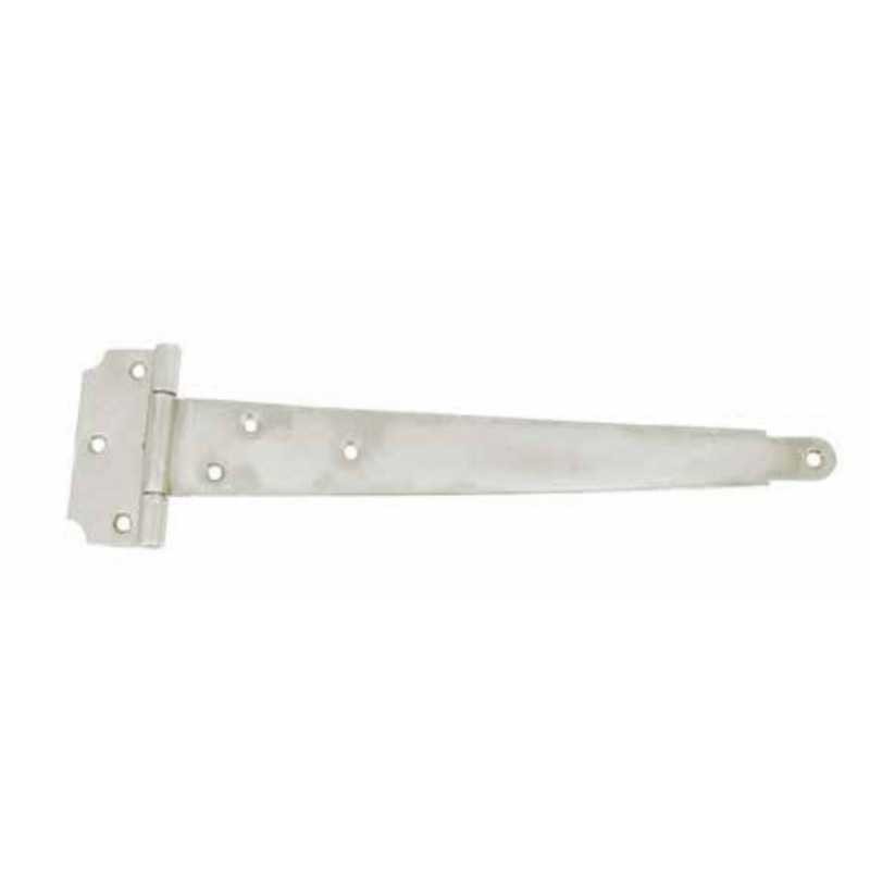 Penture anglaise légère JARDINIER en acier zingué blanc de dimensions 600x2.5 mm