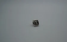 Authentic ALE Pandora Old Style Letter E Charm 790323E Retired