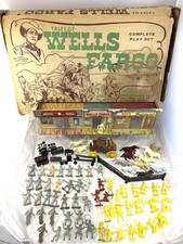 Vintage Marx Tales of Wells Fargo Playset 4263 Series 750
