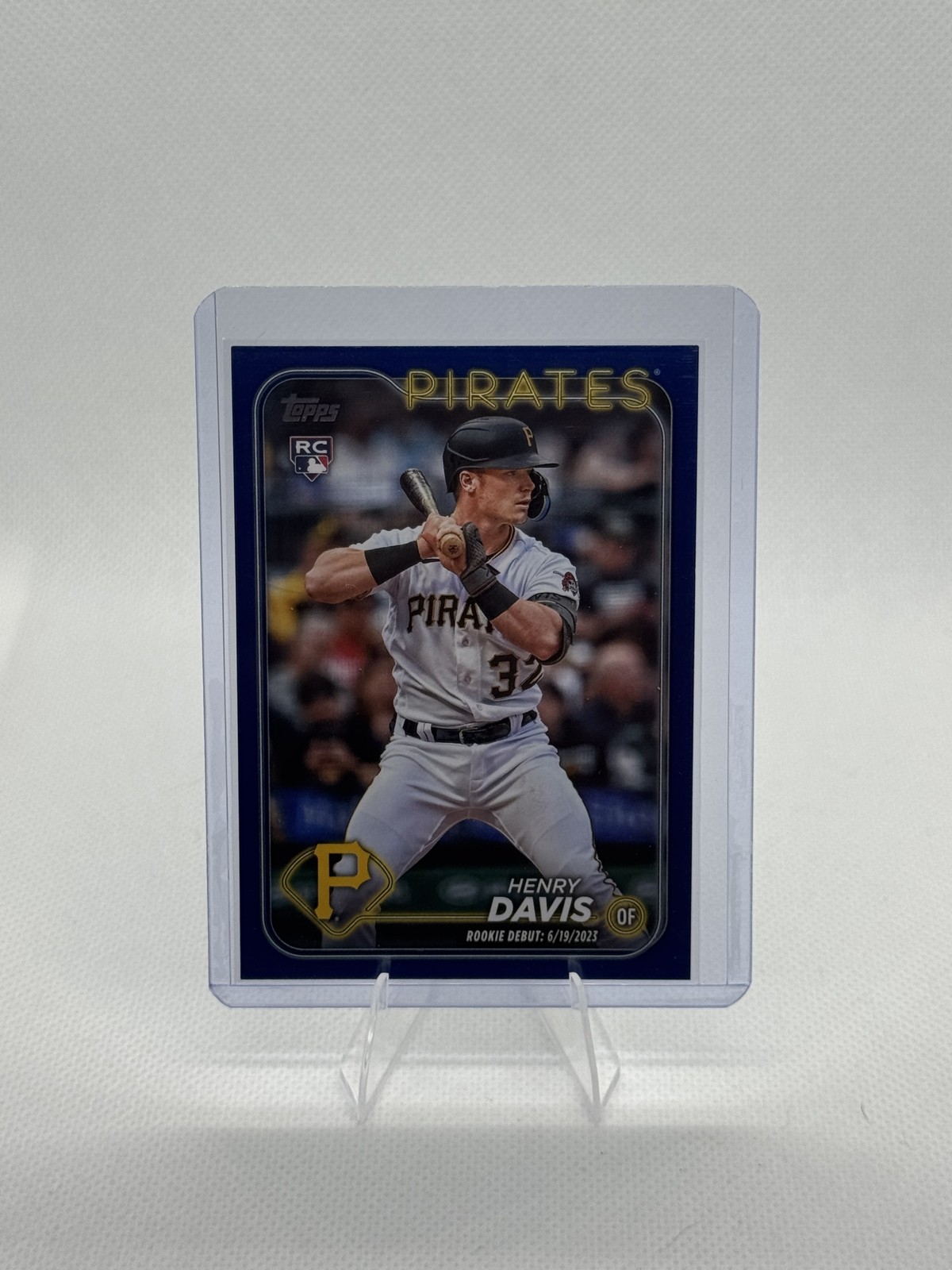 2024 Topps Series 1 - Henry Davis #295 Royal Blue (RC)