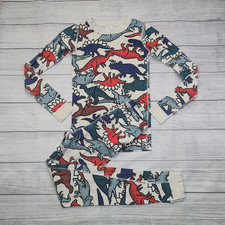 12 Hanna Andersson Bold Dino Long John Pajamas