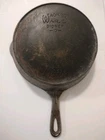Vintage Cast Iron Wagner Ware Sidney O NO. 7 Skillet 1057 F With Heat Ring