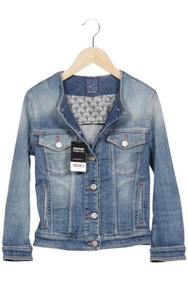 JACOB COHEN Jacke Damen Anorak Jacket Kurzmantel Gr. S Baumwolle Hel... #mhk4vsm