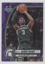 2024-25 Bowman U Chrome Purple Lava Refractor Jaden Akins #80 2y0