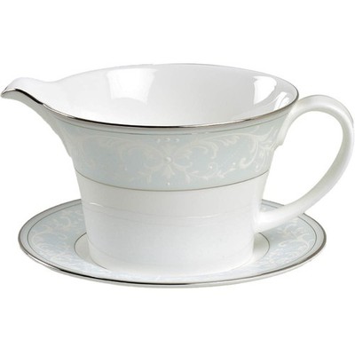 Nikko Sky Symphony Round Gravy Boat & Bread and Butter Stand 8263060