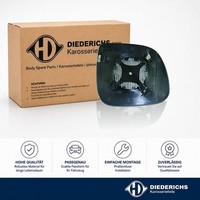 Spiegelglas Aussenspiegel Rechts Diederichs 2273126 FÜR VW Ersatzglas Spiegel