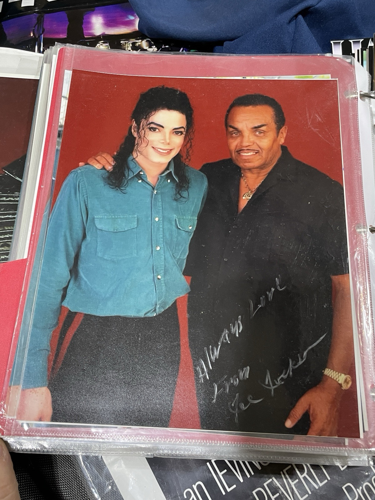 ♩マイケルジャクソン記念♩ Michael Jackson signed autograph Joseph Jackson, The Jacksons