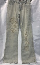 Buffalo David Bitton Women's Denim Lightwash Embroidered Jeans. size 27