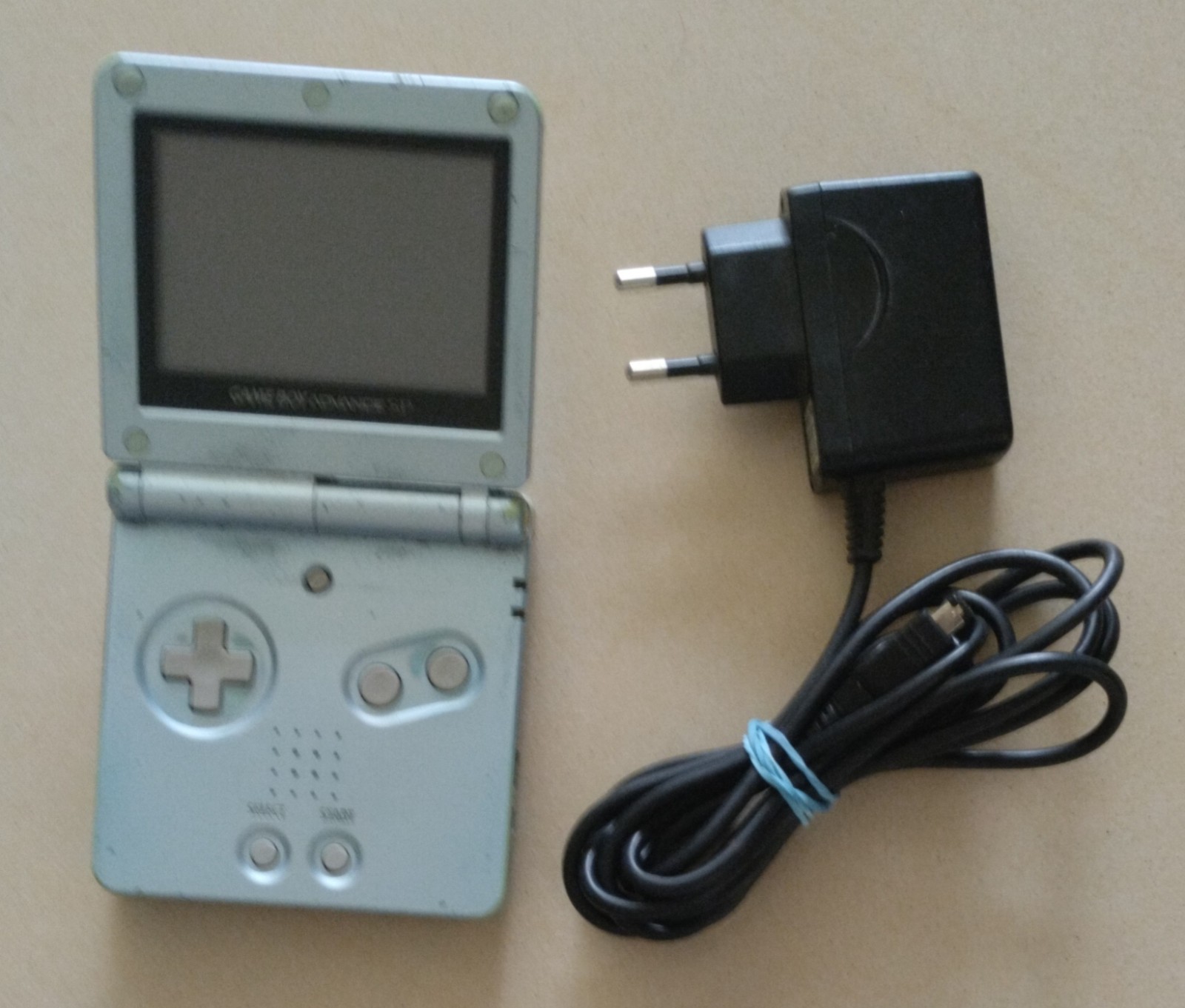 Console Nintendo Game Boy Advance SP Bleu Glacier avec Chargeur