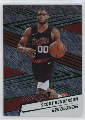 2024-25 Panini Revolution Green Storm 67/149 Scoot Henderson #77 1w3